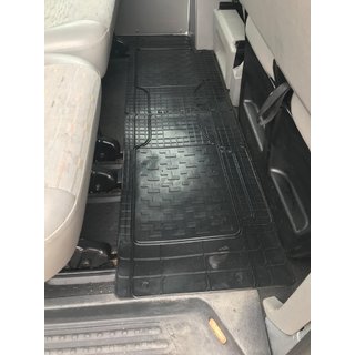 Hintere Gummimatten (2 Stk, Polytep) Volkswagen T5 Transporter 2003-2010 Foto 1