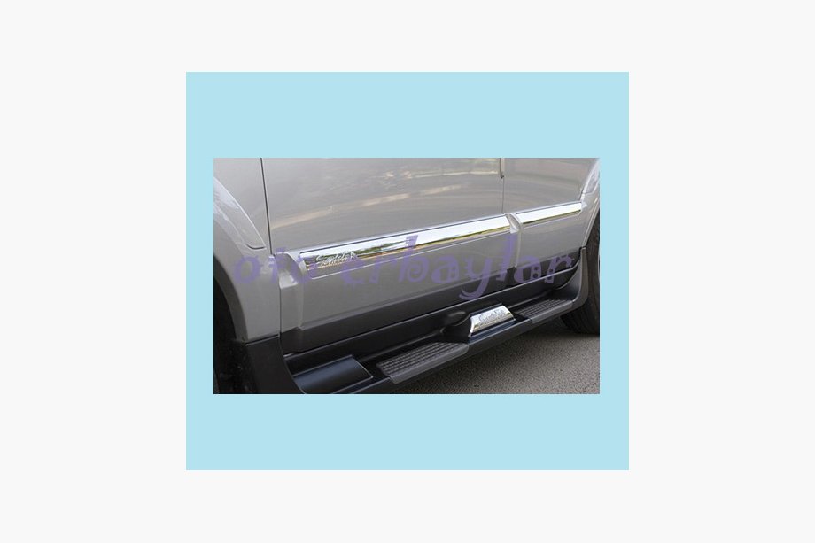 Hyundai Santa Fe 2 2006-2012 Trittbretter S010 (Kunststoff) Dunkelgrau Image