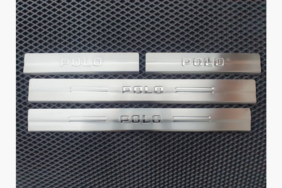 Volkswagen Polo 1994-2001 Einstiegsleisten Carmos (4 Stk., Edelstahl) Image
