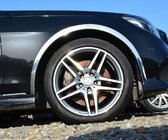Mercedes E-class W212 2009-2016 Radlaufverkleidungen (4 Stk, Edelstahl) Foto 1