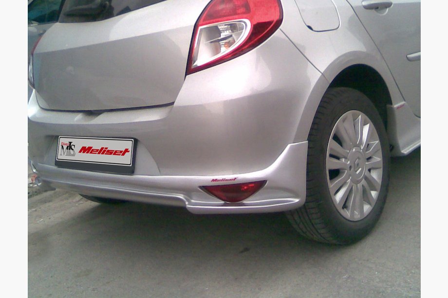 Renault Clio III 2005-2012 Heckstoßstangenabdeckung V2 (grundiert zum Lackieren) Image
