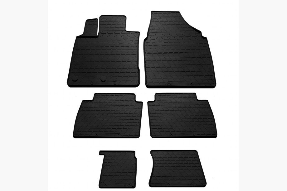 Nissan Qashqai 2010-2014 Gummimatten für +2 (6 Stk, Stingray Premium) Image