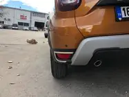 Dacia Duster 2018-2024 Abdeckungen für hintere Reflektoren 2 Stk, Edelstahl Foto 1