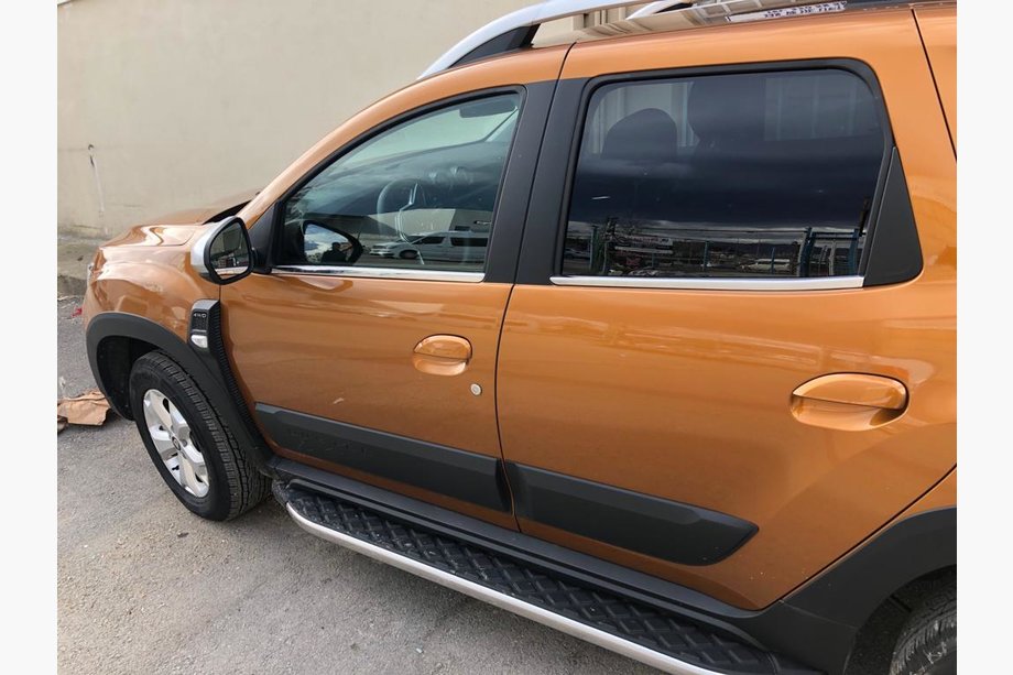 Renault Duster 2018-2024 Fensterunterkante Zierleisten Edelstahl (4 Stk) Carmos - Türkischer Edelstahl Image