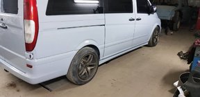 Mercedes Vito W639 2004-2014 Seitenschweller Exclusive (2 Stk, grundiert) Foto 1