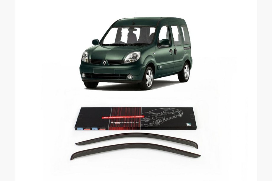 Renault Kangoo 1998-2008 Windabweiser 8 cm (2 Stk, Sunplex) Image