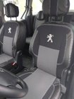 Peugeot Partner Tepee 2008-2018 Autositzbezüge (Kunstleder+Stoff, Premium) Vordersitze Foto 1