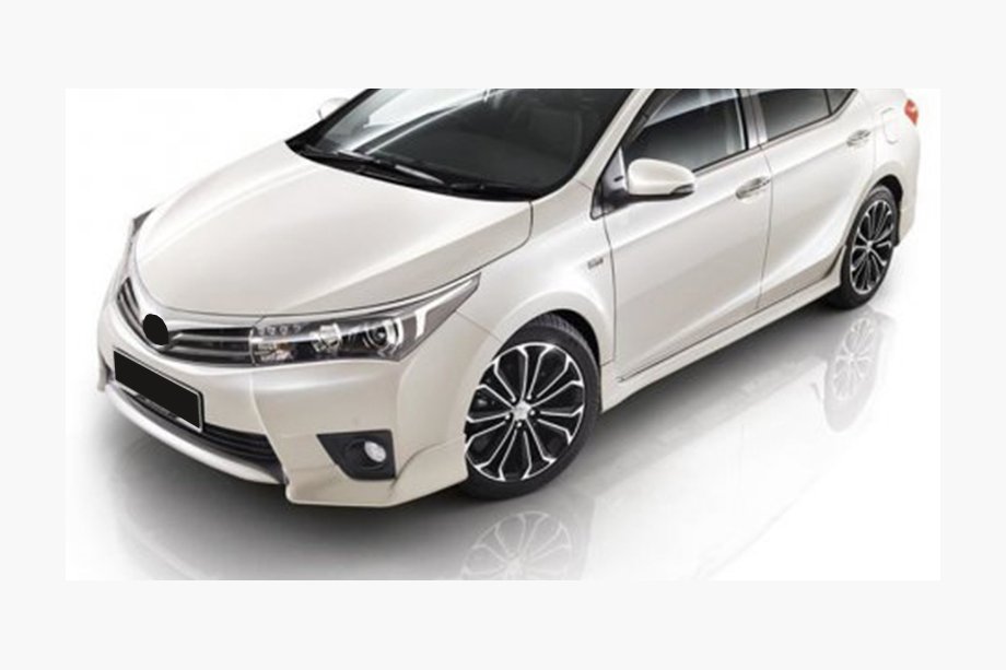 Toyota Corolla 2013-2019 Eckschutz für vordere und hintere Stoßstange (grundiert zum Lackieren) Image