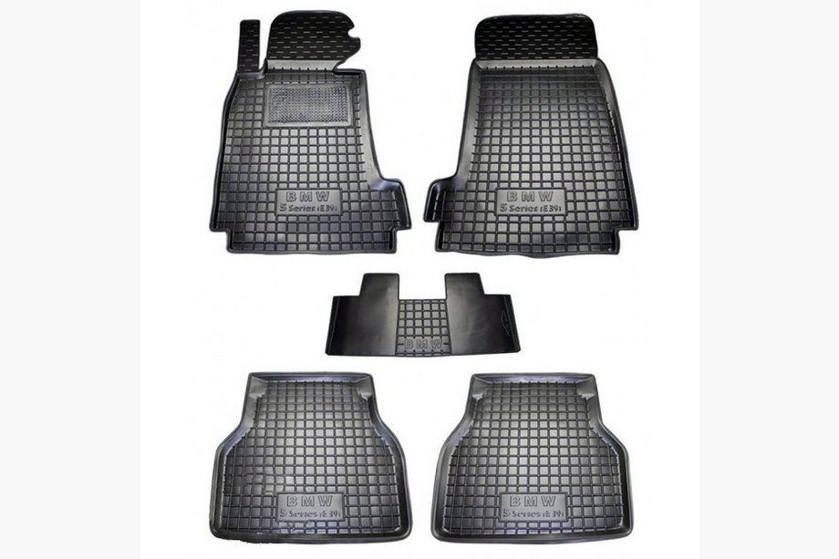 BMW 5 Series E39 1996-2003 Gummimatten mit Rand (Autogumm) Image
