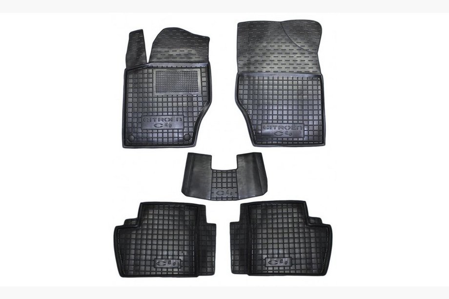 Citroen C-4 2010-2018 Gummimatten mit Rand (Autogumm) Image