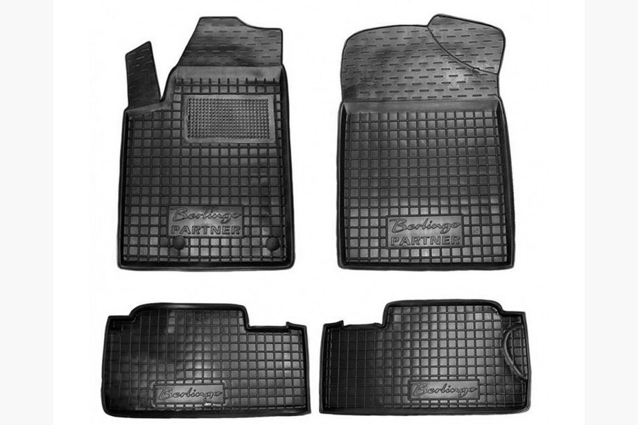 Citroen Berlingo 1996-2008 Gummimatten mit Rand (Autogumm) Image