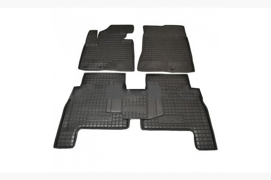 Hyundai Santa Fe 2 2006-2012 Gummimatten mit Rand 2006-2010 (Autogumm) Image