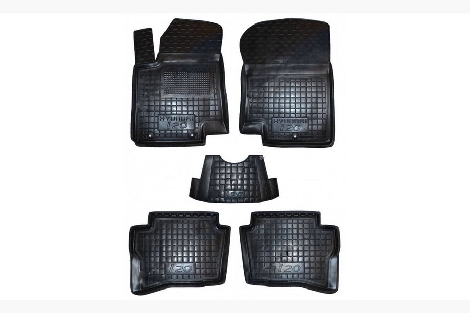 Hyundai I-20 2014-2020 Gummimatten mit Rand 2016+ (Autogumm) Image