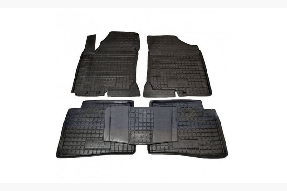 Hyundai I-30 2012-2017 Gummimatten mit Rand (Autogumm) Image