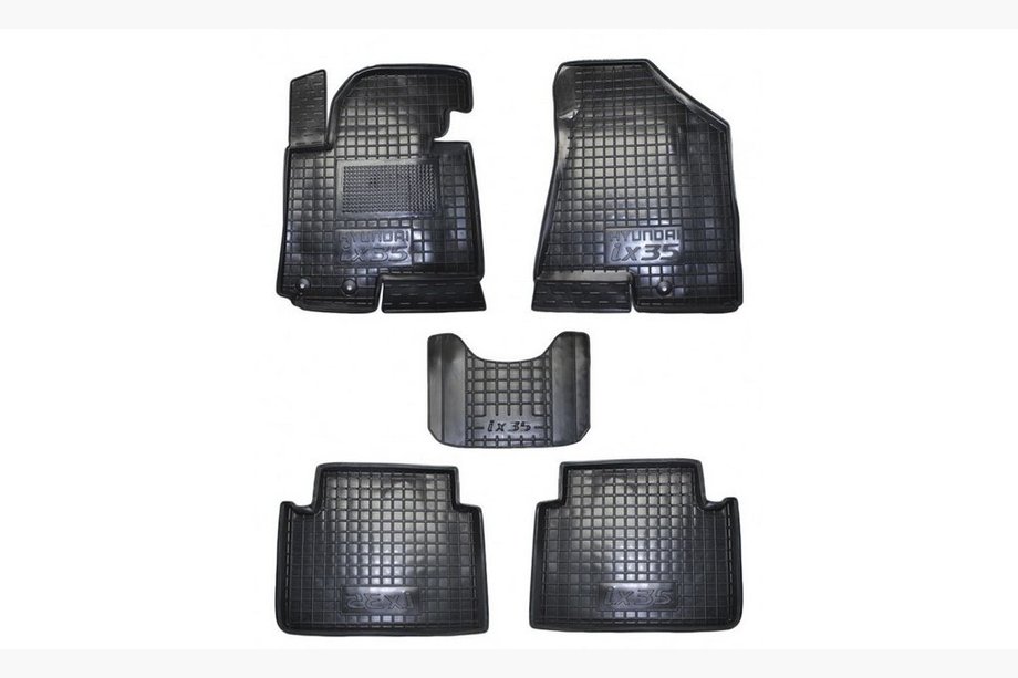 Hyundai IX-35 2010-2015 Gummimatten mit Rand (Autogumm) Image