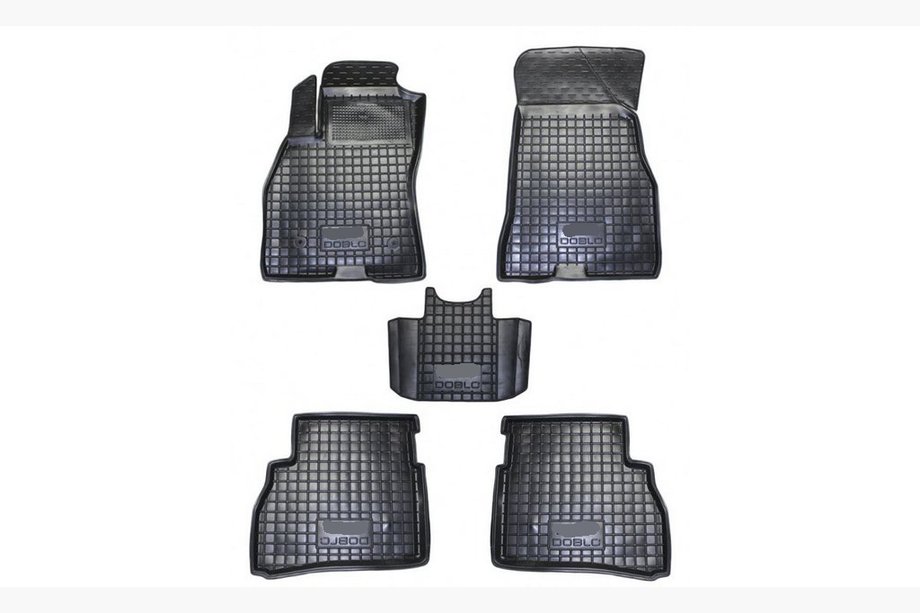 Fiat Doblo II 2010-2022 Gummimatten mit Rand (Autogumm) Image