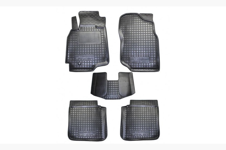 Mitsubishi Lancer 9 2004-2008 Gummimatten mit Rand (Autogumm) Image