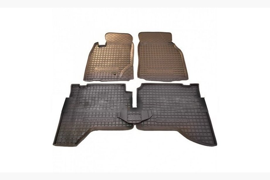 Mitsubishi Pajero Sport 1996-2007 Gummimatten mit Rand (Autogumm) Image