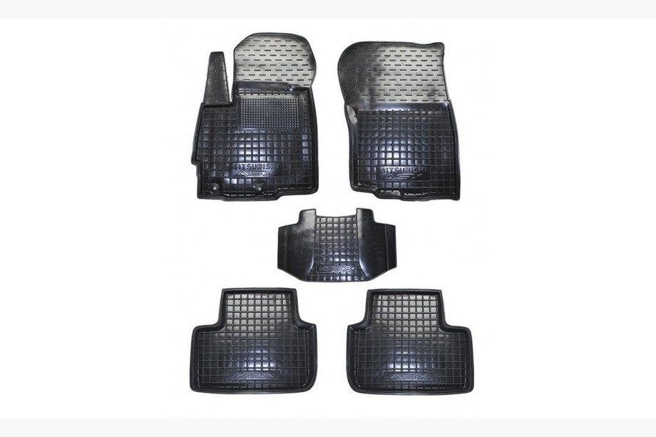 Mitsubishi ASX 2010-2023 Gummimatten mit Rand (Autogumm) Image