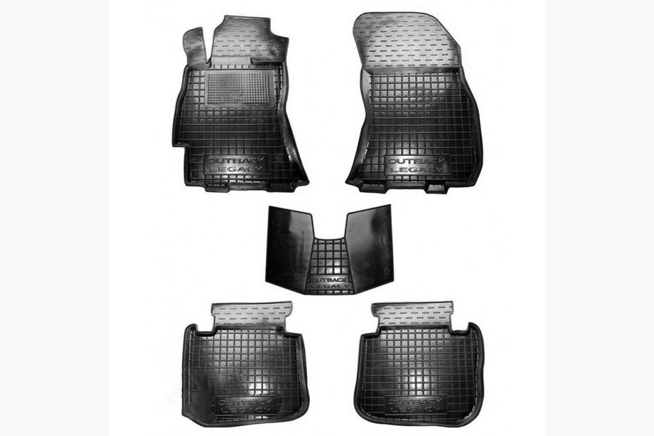 Subaru Outback 2009-2014 Gummimatten mit Rand (Autogumm) Image