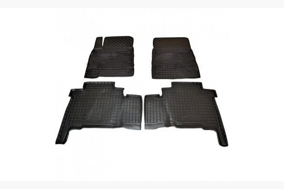 Toyota Land Cruiser 200 2007-2021 Gummimatten mit Rand 2007-2012 (Autogumm) Image