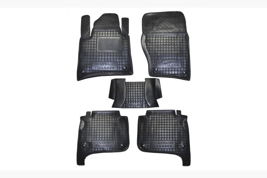 Volkswagen Touareg 2010-2018 Gummimatten mit Rand (Autogumm) Image