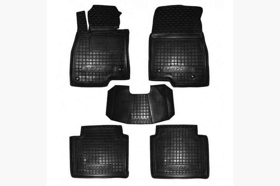 Mazda 6 2012-2024 Gummimatten mit Rand (Autogumm) Image