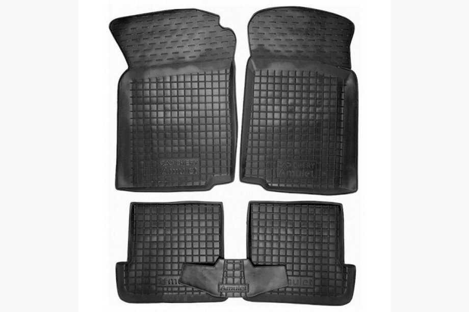 Chery Amulet 2003-2014 Gummimatten mit Rand (Autogumm) Image