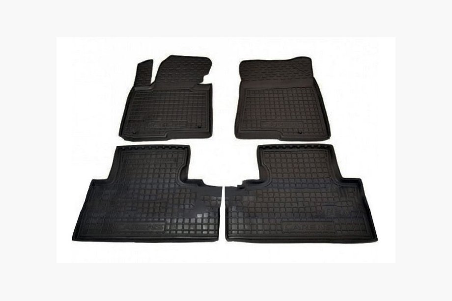 Kia Carens 2012- Gummimatten mit Rand 5-Sitzer (Autogumm) Image