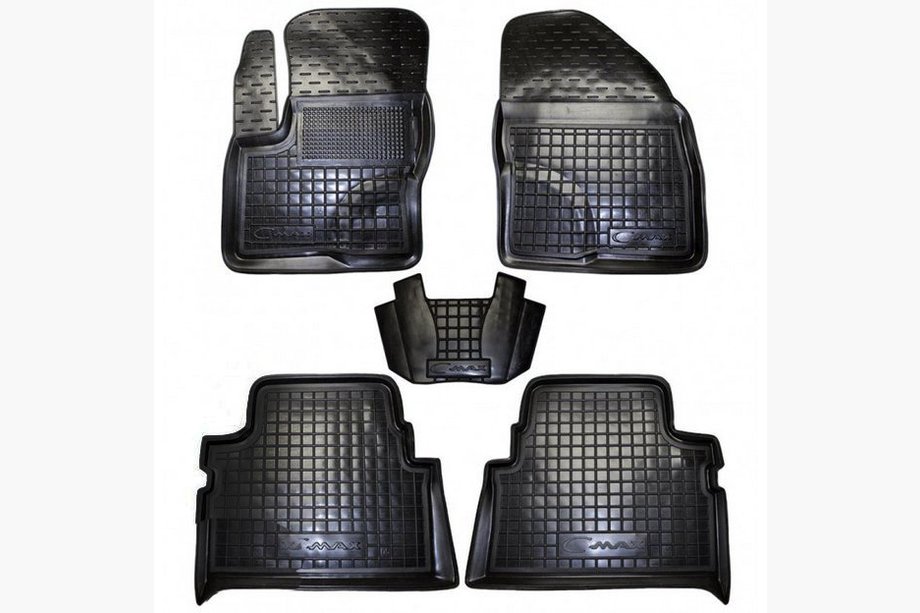 Ford C-Max 2004-2010 Gummimatten mit Rand (Autogumm) Image