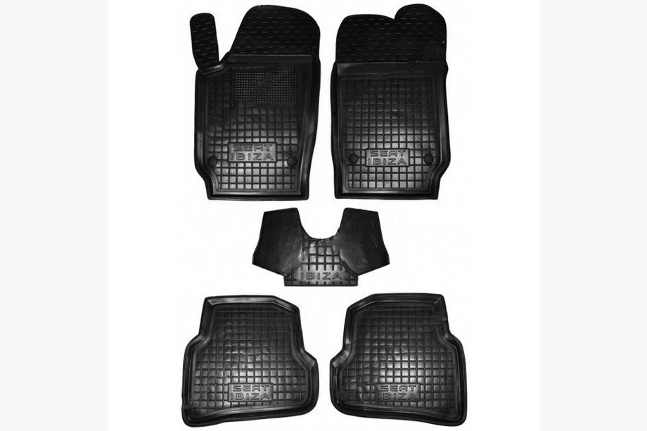 Seat Ibiza 2010-2017 Gummimatten mit Rand (Autogumm) Image