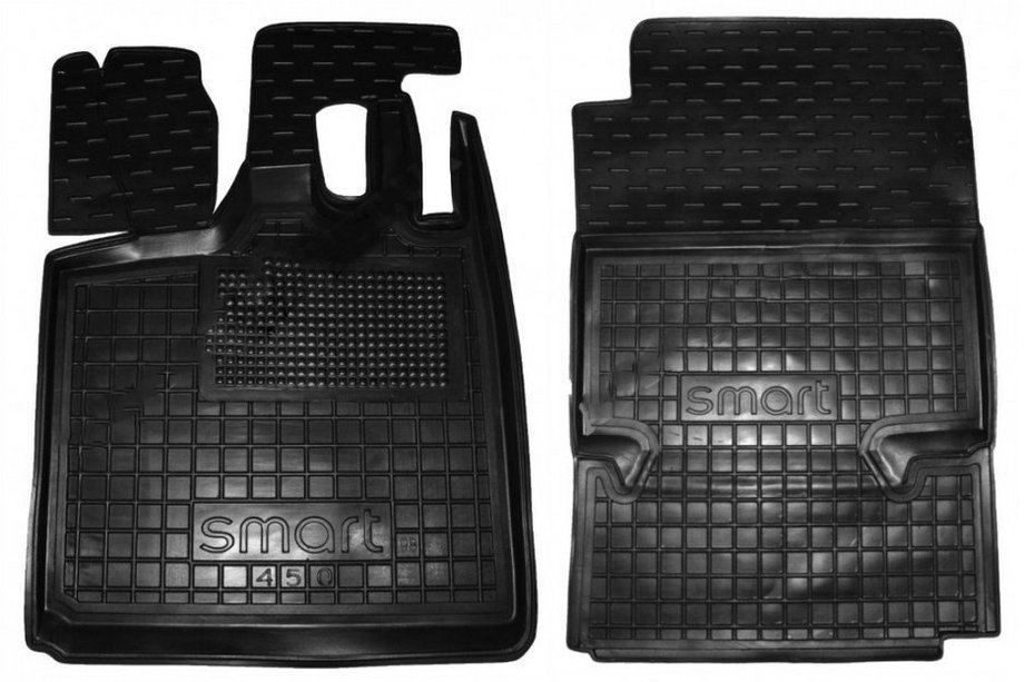 Smart 1998-2007 Gummimatten mit Rand 450 Fortwo (Autogumm) Image