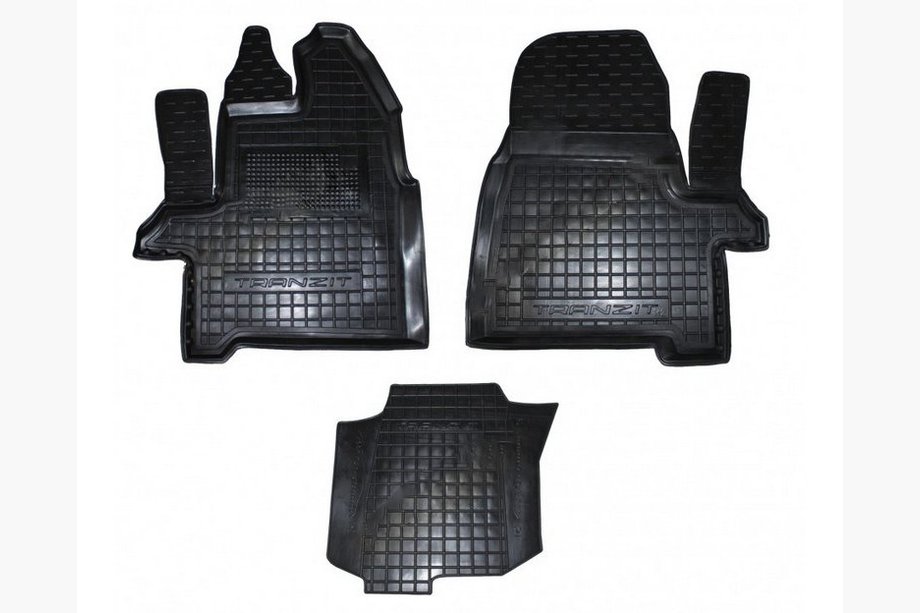 Ford Transit 2014- Gummimatten mit Rand 1+2 (Autogumm) Image