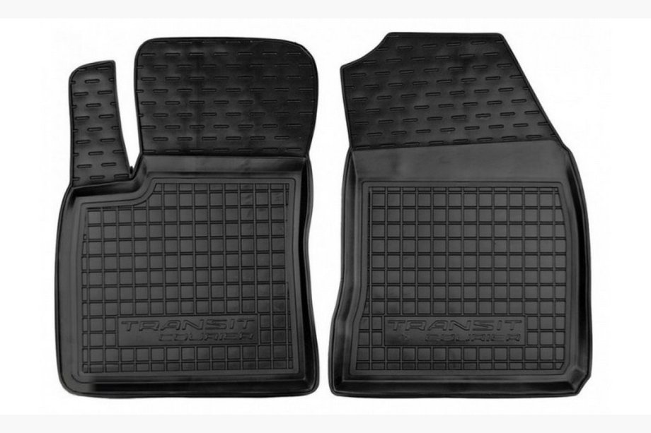 Ford Courier 2014-2023 Gummimatten mit Rand 1+1 (Autogumm) Image