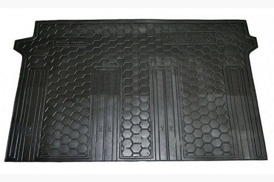 Volkswagen T5 2010-2015 Gummimatten mit Rand Multivan 2. Reihe (Autogumm) Image