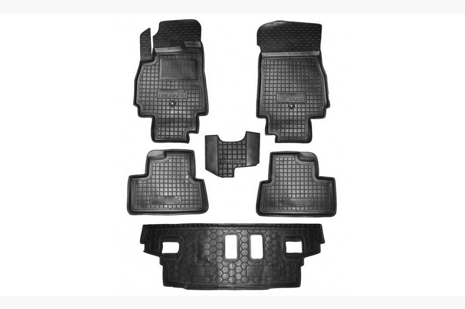Chevrolet Orlando 2010-2018 Gummimatten mit Rand 7-Sitzer (Autogumm) Image