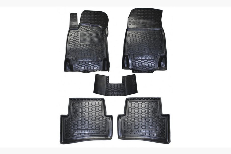 Renault Captur 2013-2019 Gummimatten mit Rand (Autogumm) Image
