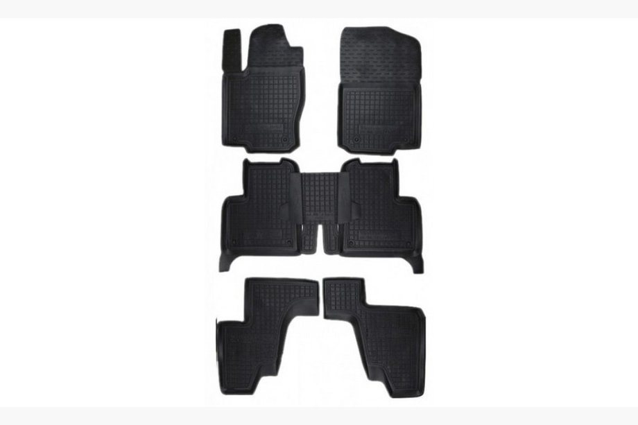 Mercedes GL/GLS class X166 2012-2019 Gummimatten mit Rand 7-Sitzer (Autogumm) Image