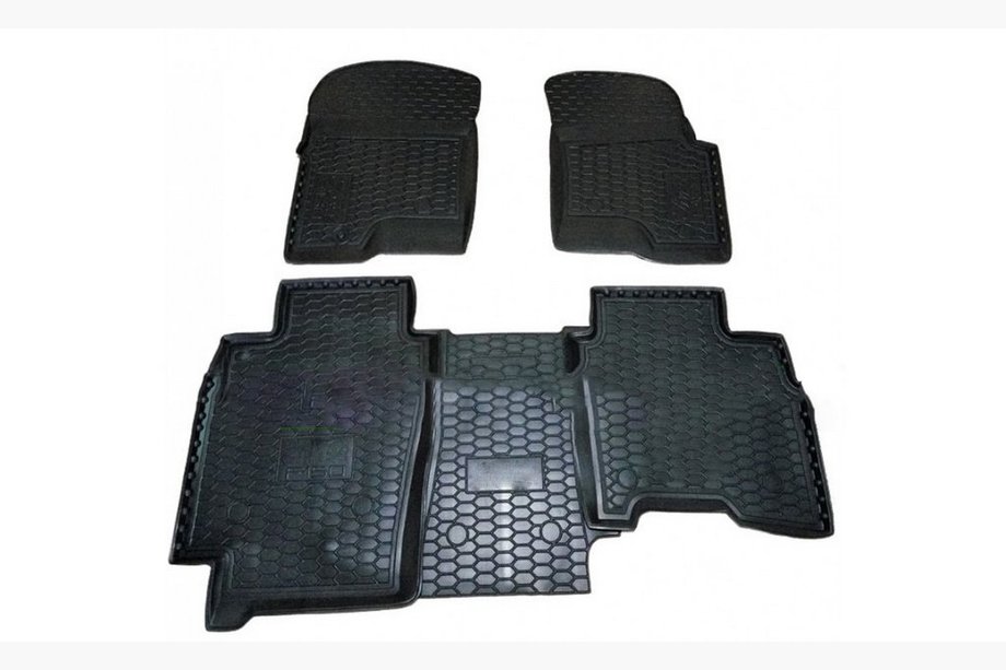 Ford F-150 2014-2021 Gummimatten mit Rand 2004-2008 5-Sitzer (Autogumm) Image