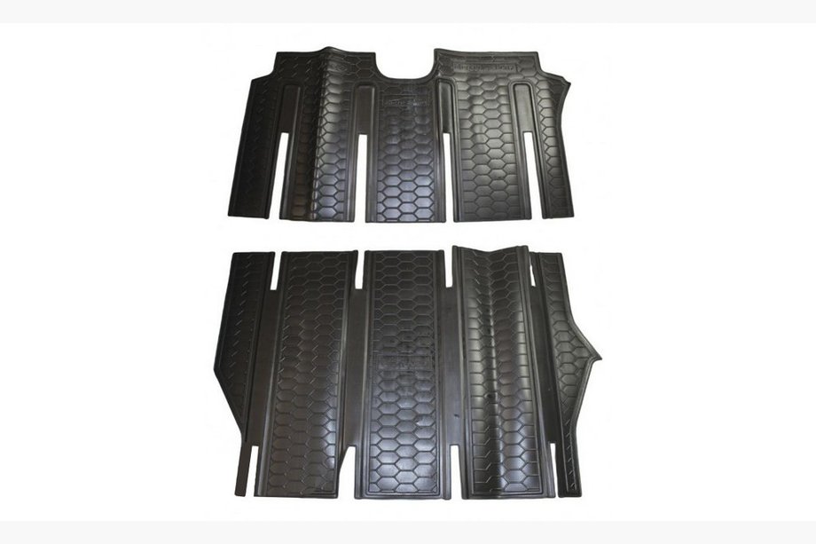 Mercedes Viano 2004-2014 Gummimatten mit Rand Hinten Long (Autogumm) Image