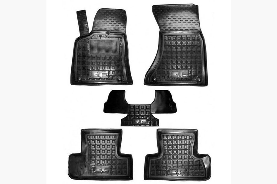 Audi Q5 2008-2017 Gummimatten mit Rand (Autogumm) Image