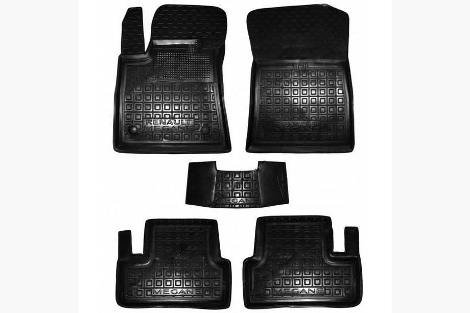 Renault Megane IV 2016-2025 Gummimatten mit Rand HB (Autogumm) Image