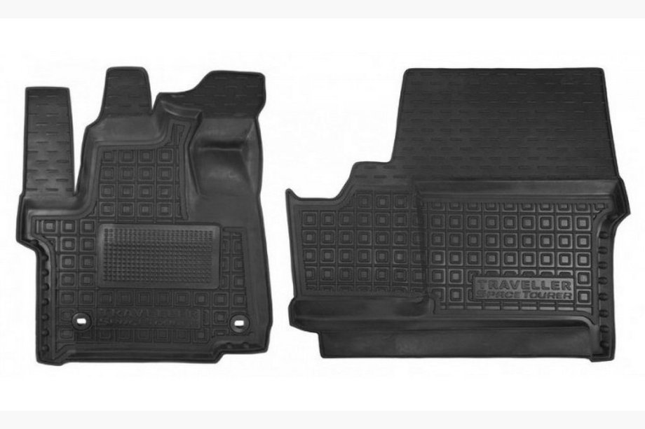 Citroen Jumpy/Dispatch 2017- Gummimatten mit Rand (Autogumm) 1+2 Image