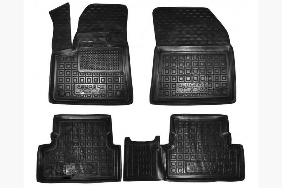 Peugeot 3008 2016-2023 Gummimatten mit Rand (Autogumm) Image