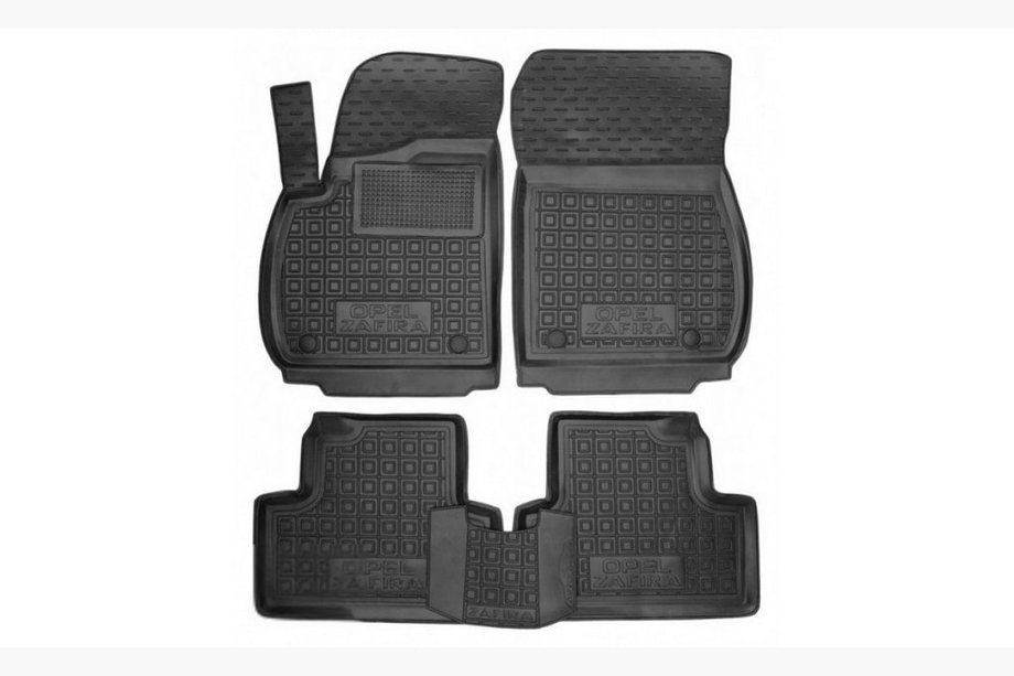 Opel Zafira C Tourer 2011-2019 Gummimatten mit Rand 5-Sitzer (Autogumm) Image