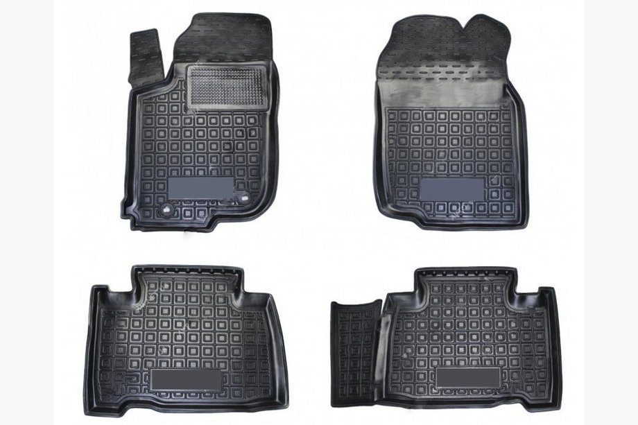 Toyota Rav 4 2013-2018 Gummimatten mit Rand 2016+ Hybrid (Autogumm) Image