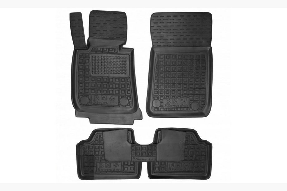 BMW 3 Series E90/E91 2005-2011 Gummimatten mit Rand (Autogumm) Image