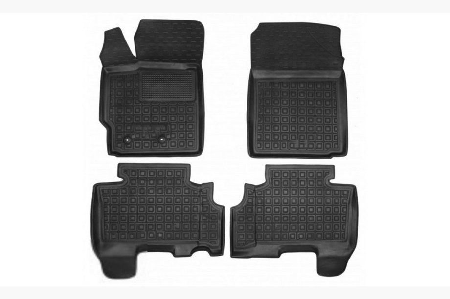 Toyota Yaris 2006-2011 Gummimatten mit Rand (Autogumm) Image