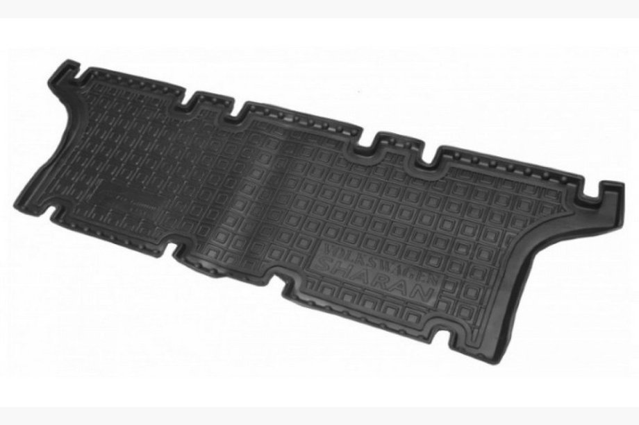 Volkswagen Sharan 1995-2010 Gummimatten mit Rand 1995-2000 dritte Reihe (Autogumm) Image