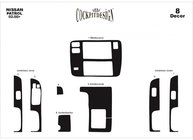 Nissan Patrol Y61 1997-2011 Armaturenbrett Abdeckungen (2000-2004) Holz Foto 4
